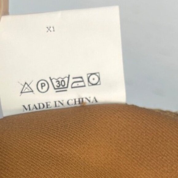 Kiczoy Wide Leg Pleated Front Pants Womens XS Brown - Picture 9 of 11